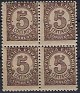 Spain 1938 Numbers 5 CTS Marron Edifil 745. España 745. Uploaded by susofe